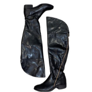 Report Signature Gwyneth Women US 7.5 Black Over The Knee Boot